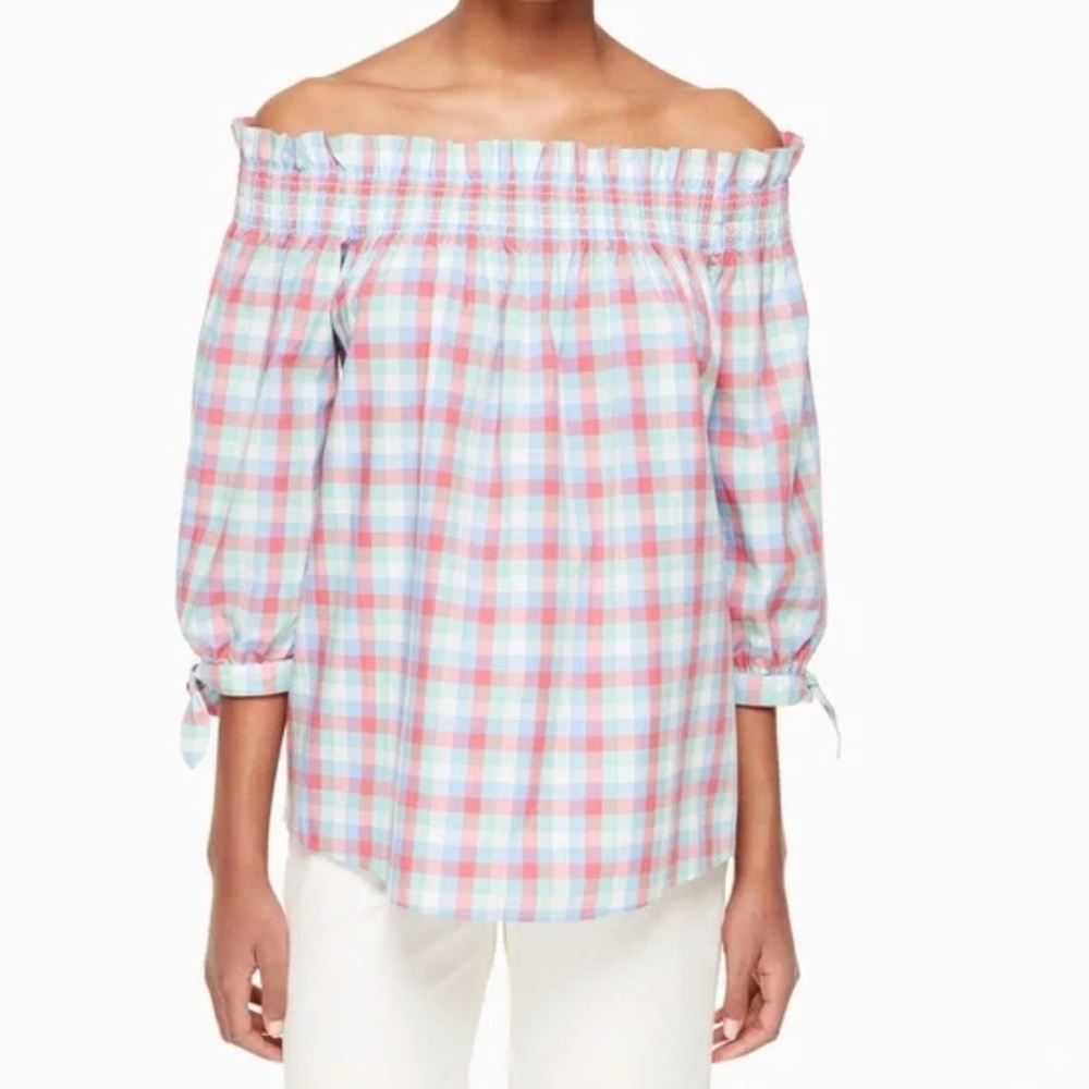 Kate spade off the shoulder top